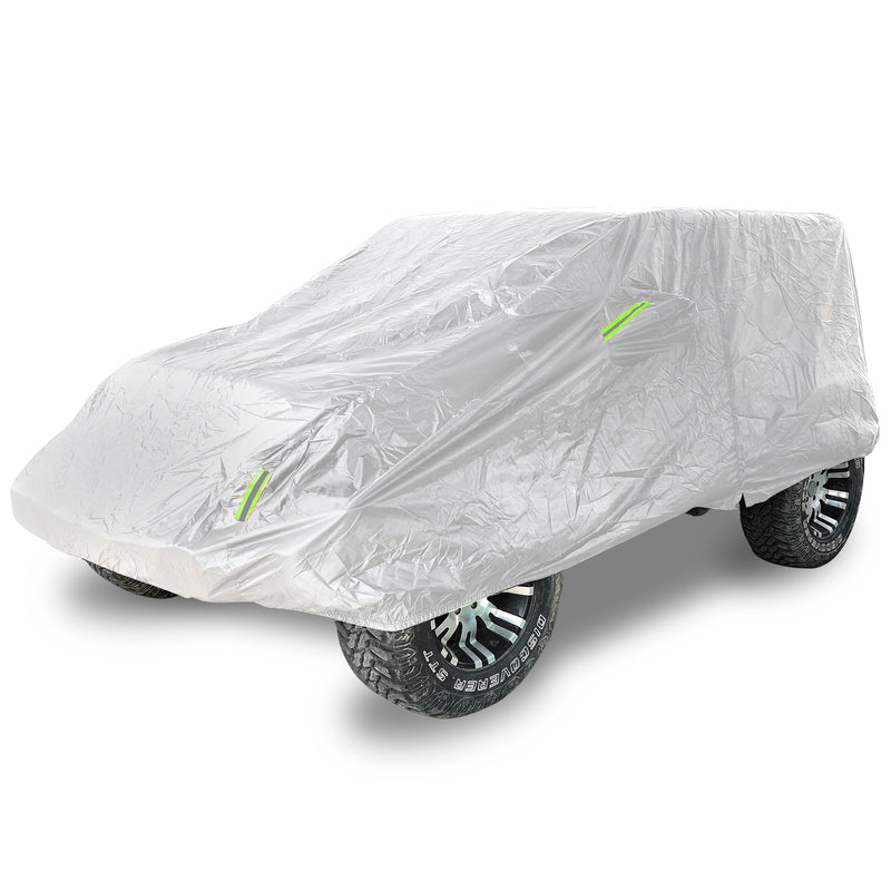 All-Weather Waterproof 4-Door Car Cover for Jeep Wrangler JKU, JLU & 4xe (2007-Present)
