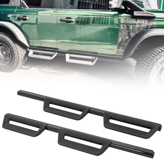 Ford Bronco 4Dr (2021-2023) Tube Side Steps | Entry Aids Running Boards (2pcs)