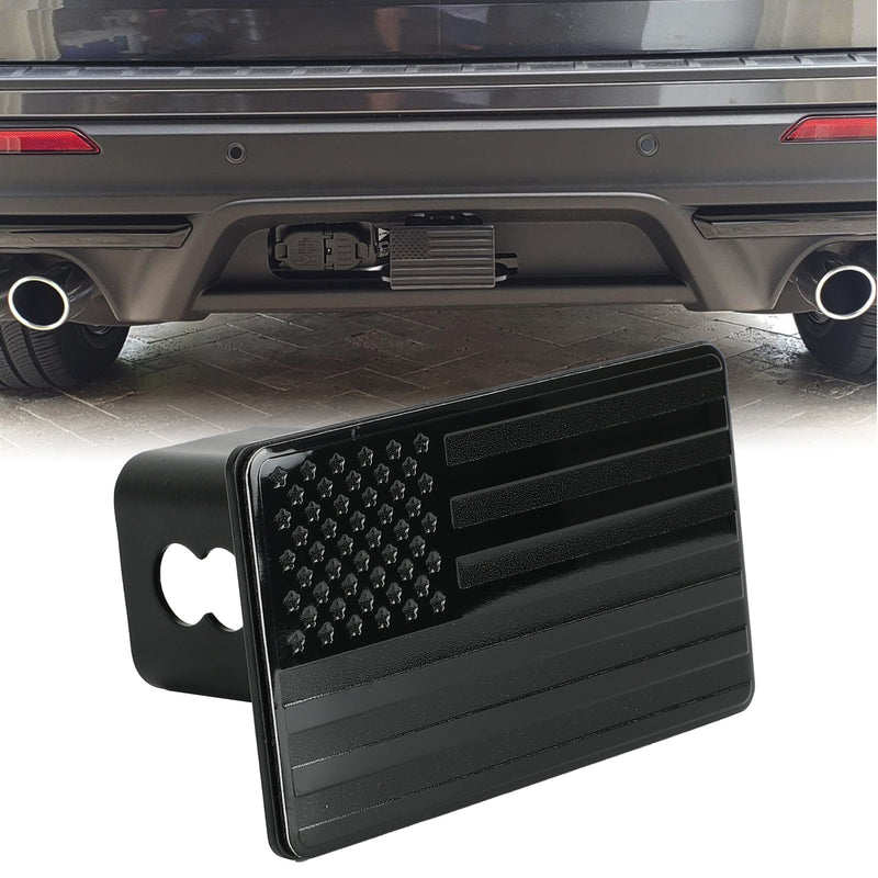 Premium Metal Trailer Hitch Cover for 2" Receivers with Locking Pin - Durable & Stylish