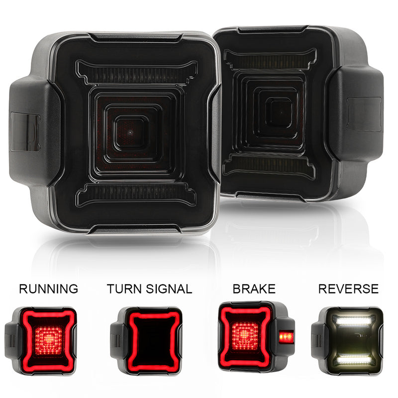 Jeep Tunnel LED Tail Lights for 2018-2025 Jeep Wrangler 4xe JL/JLU (2pcs/set)