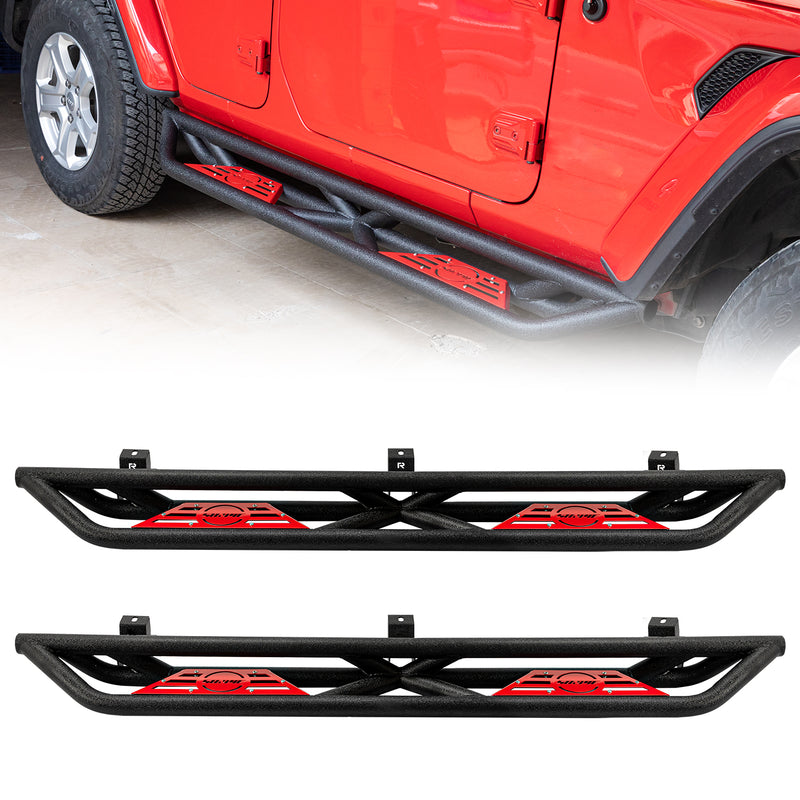 Sunpie - Jeep Wrangler JKU JLU 4XE Gladiator (JT) 4-Door Running Boards Replacement Trim Panels (4-Pack)