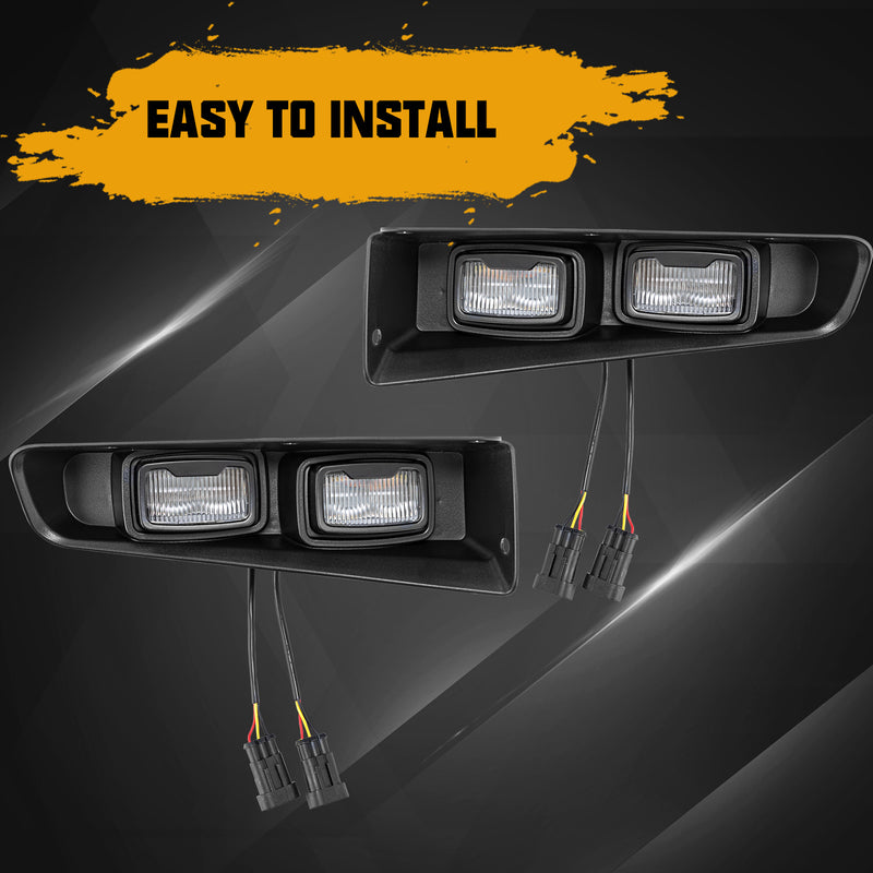 Ford Bronco Raptor LED Fog Lights with DRLs, Turn Signals, and Remote (2Pcs/Set)