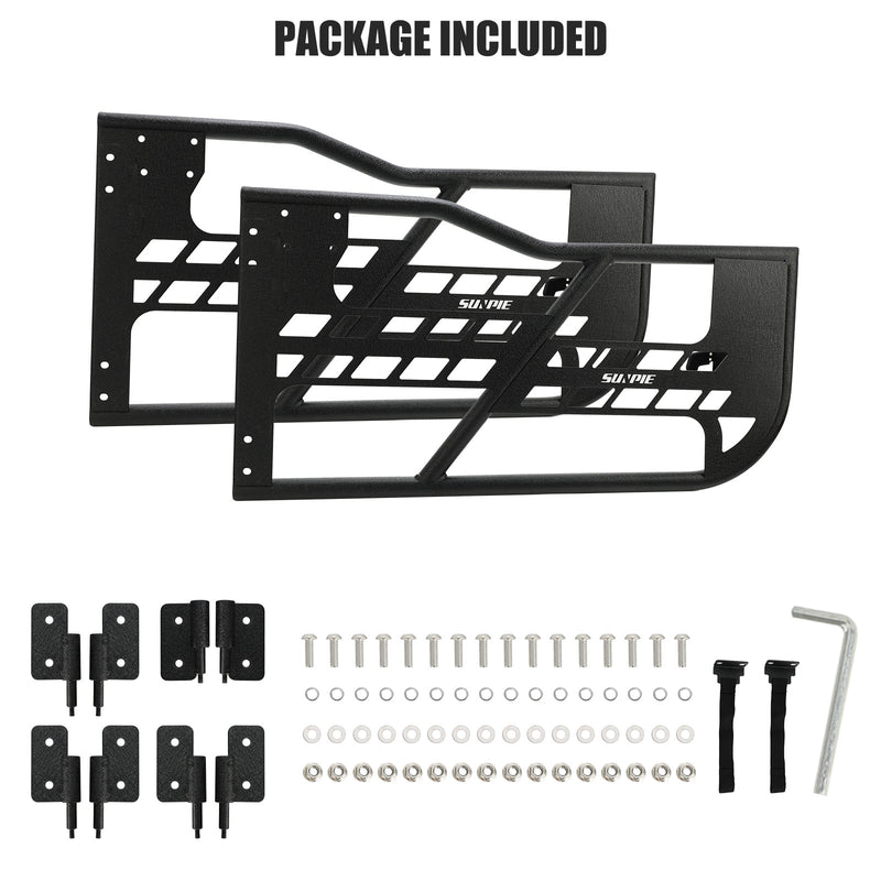 Jeep Steel Tube Doors for 2007-2018 Jeep Wrangler JK 2-Door (2PCS)