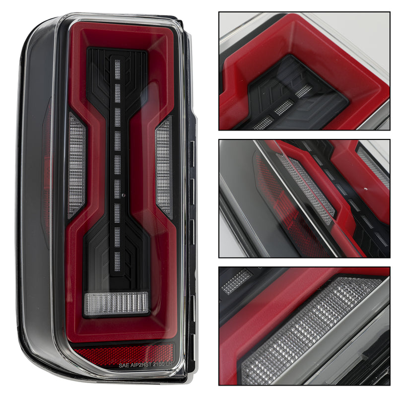 Ford Bronco LED Tail Lights ABS - Plastic Smoked and Clear (2Pcs/Set)