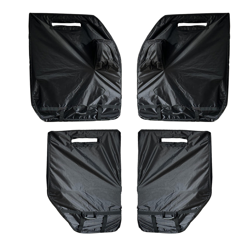 Jeep Hard Door Storage Bag 2PCS/4PCS for 1976-2025 Jeep Wrangler JK JL JKU JLU YJ TJ Jeep Gladiator JT