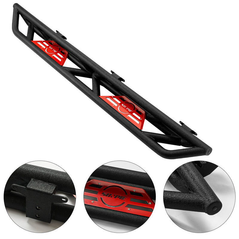 2019-2026 Jeep Gladiator (JT) Textured Black Stainless Steel Side Steps