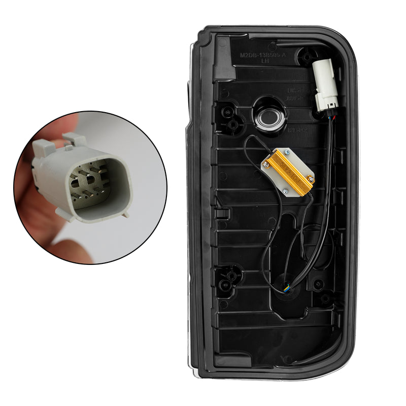 Ford Bronco LED Tail Lights ABS - Plastic Smoked and Clear (2Pcs/Set)