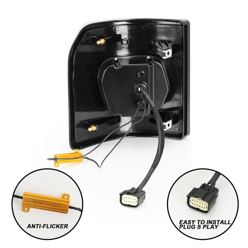 Jeep Gladiator Half-Round 70W LED Taillights (No Blind Spot Monitoring)  (2Pcs/Set)