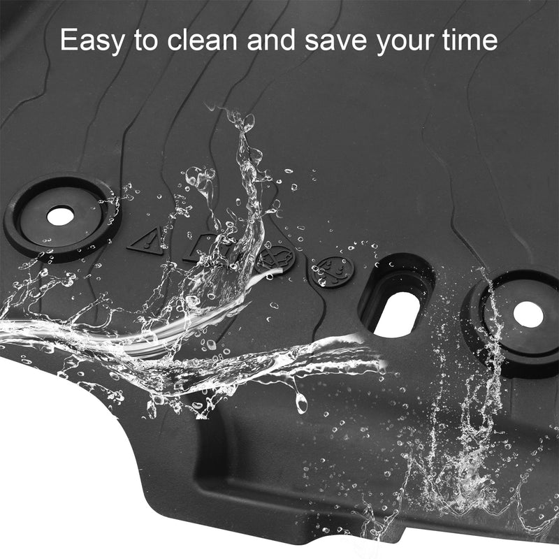 '18-'25 Jeep Wrangler JLU 4-Door Front & Rear TPE Floor Mats