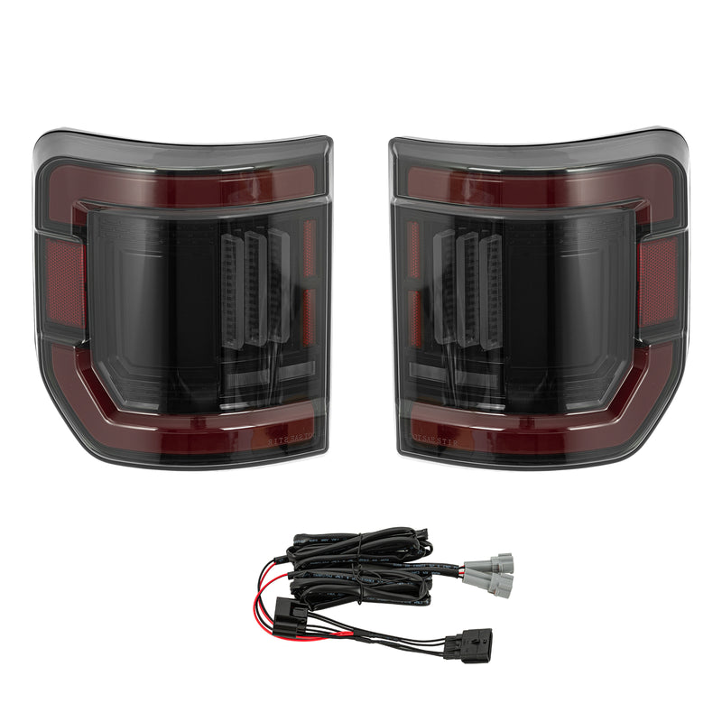 LED Tail Lights with Blind Spot Sensor Compatibility for 2019-2025 Jeep Gladiator JT (2pcs/set)