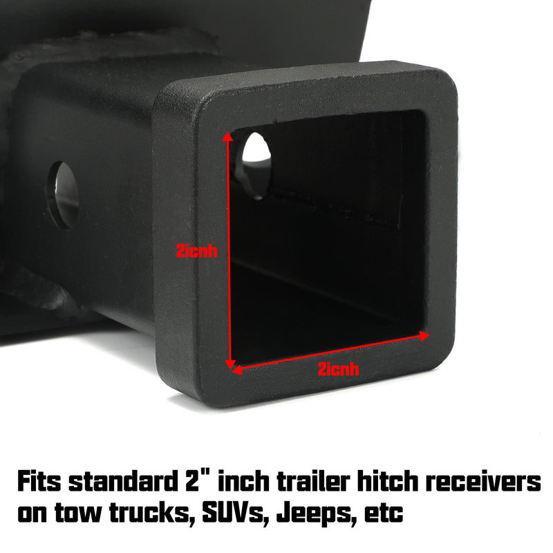 Premium Metal Trailer Hitch Cover for 2" Receivers with Locking Pin - Durable & Stylish