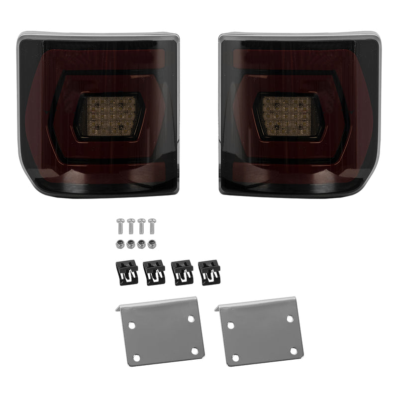 Jeep Gladiator Half-Round 70W LED Taillights (No Blind Spot Monitoring)  (2Pcs/Set)