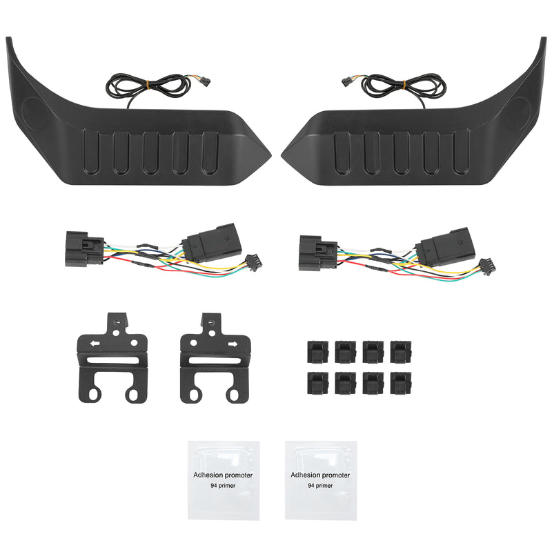 Jeep Multi-Function LED High Mount Rear Roof Lights for 2018-2025 Jeep Wrangler JL JLU 4xe (2Pcs/Set)