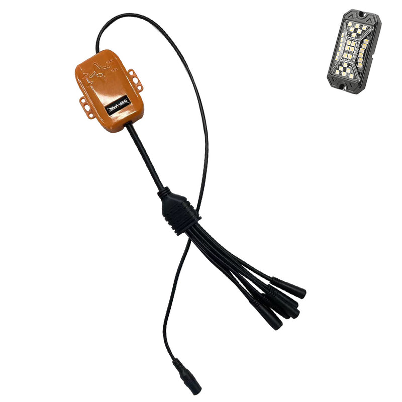 Sunpie High Power Wide Angle Series Rock Lights Control Box 4Pcs/6Pcs/8Pcs/12Pcs/16Pcs