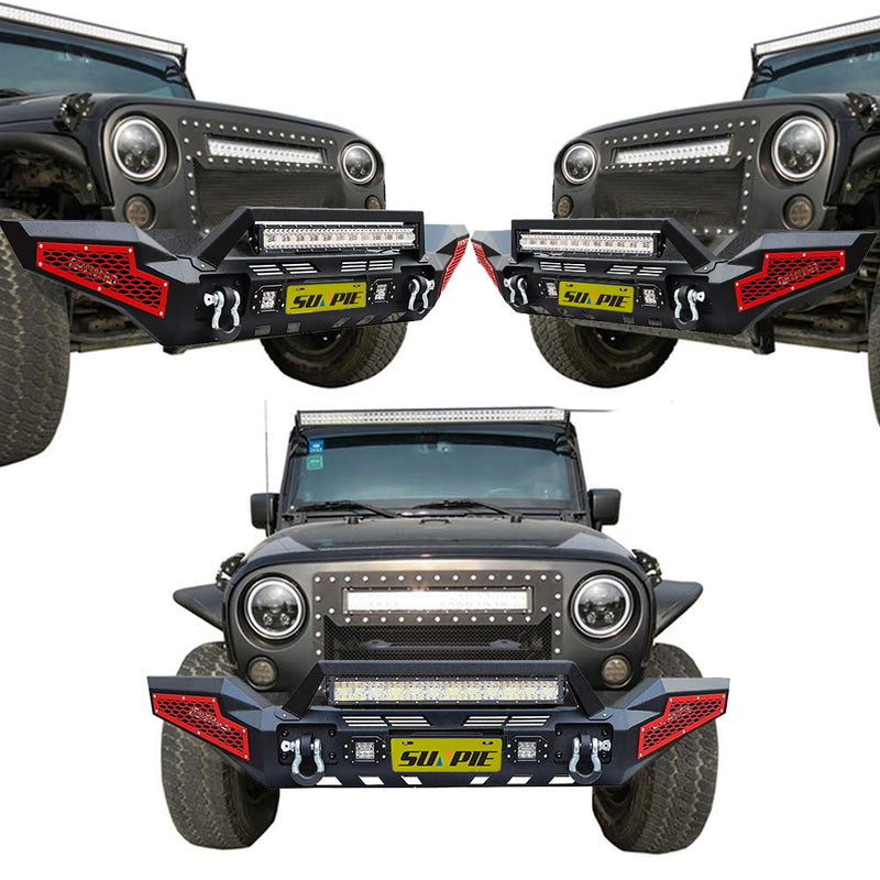 License Plate Bracket for Front Bumper Fits Jeep Wrangler and Jeep Gladiator