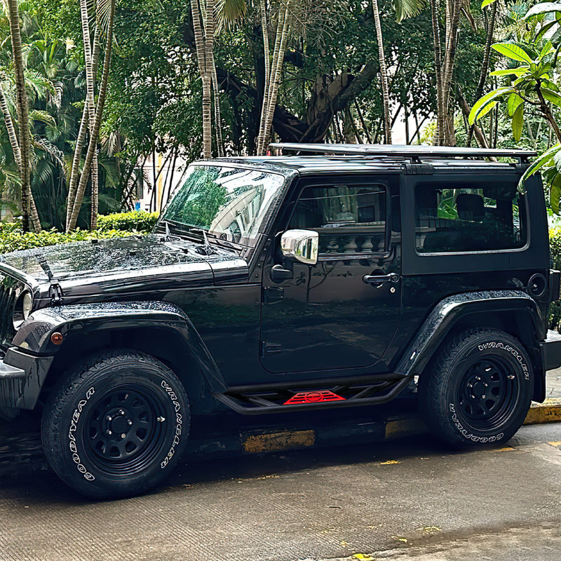 Jeep Side Steps & Running Boards for 2007-2018 Jeep Wrangler JK 2 Door (2PCS)