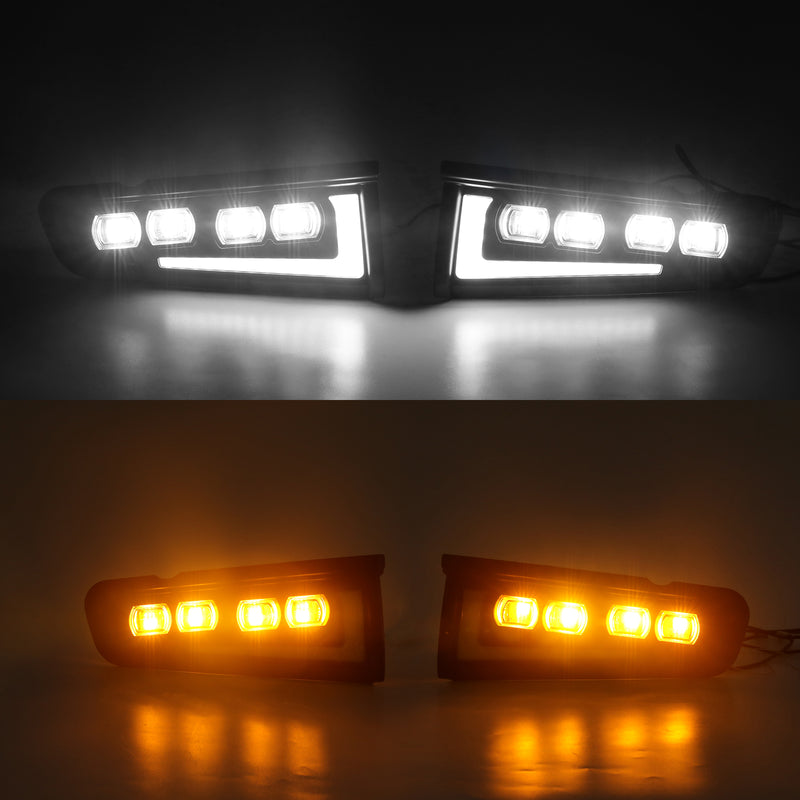 LED Fog Light Kits with DRL and Turn Signal for 2021-2025 Ford Bronco