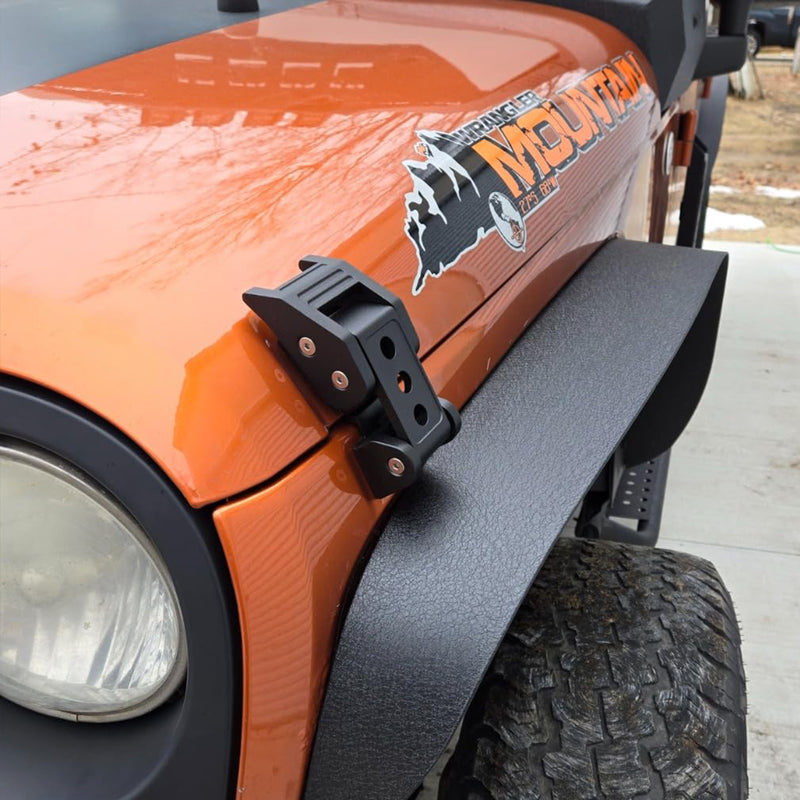 Hood Latches for Jeep Wrangler JK JKU JL JLU 4XE and Jeep Gladiator JT (2pcs/set)