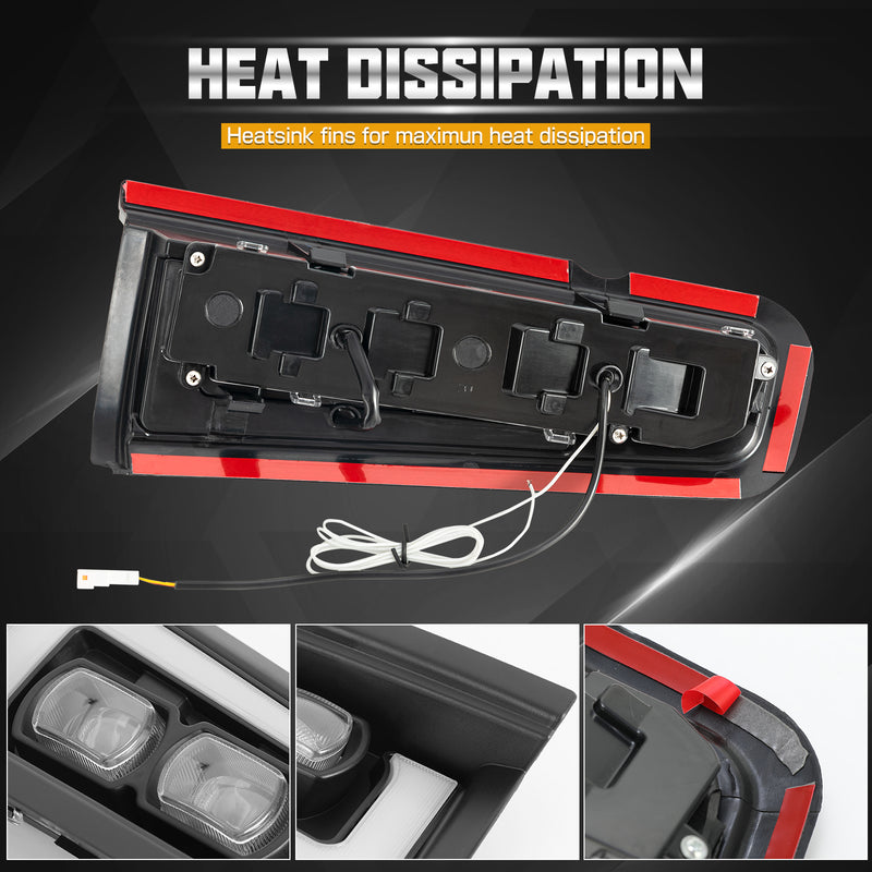 LED Fog Light Kits with DRL and Turn Signal for 2021-2025 Ford Bronco