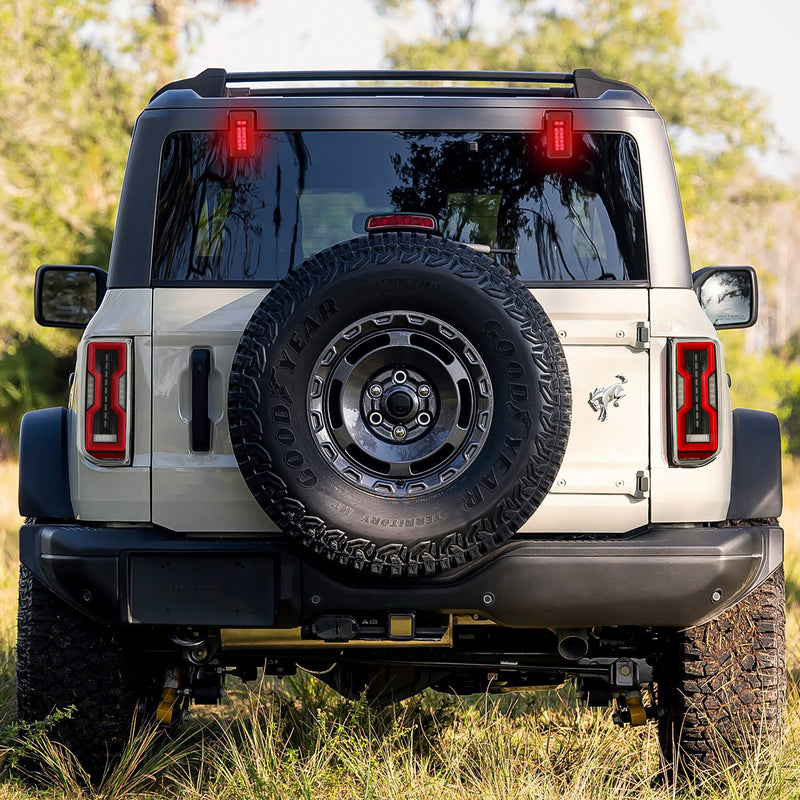 Rear Window ABS-Plastic LED Brake Light for 2021 + Ford Bronco (2Pcs/Set)