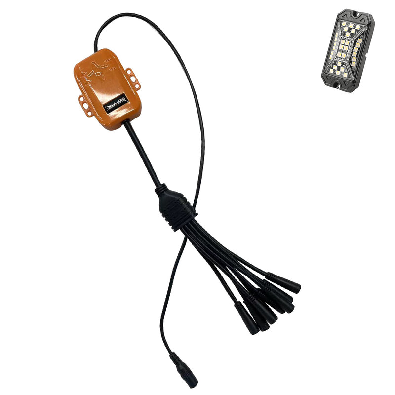 Sunpie High Power Wide Angle Series Rock Lights Control Box 4Pcs/6Pcs/8Pcs/12Pcs/16Pcs