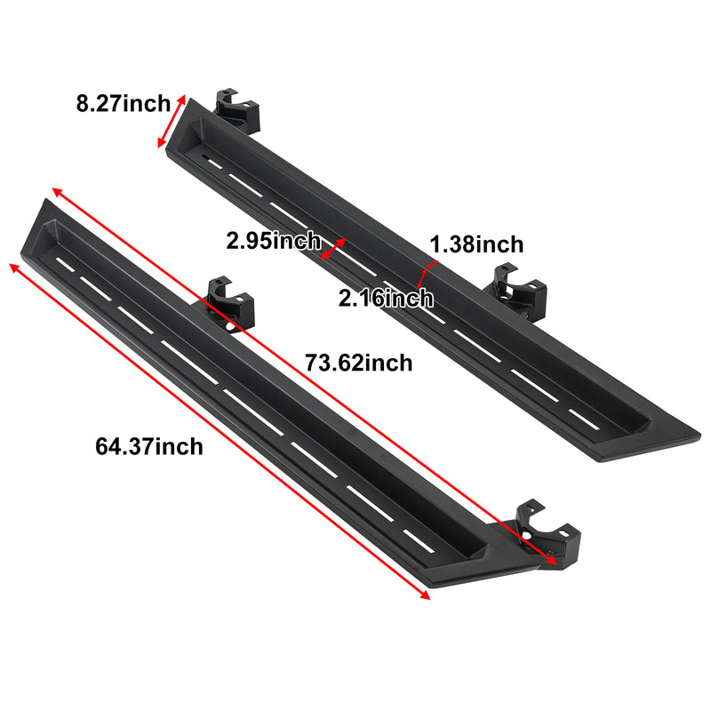 Jeep Running Boards Blade Series for Jeep Wrangler JKU 4-Door (2007-2018)