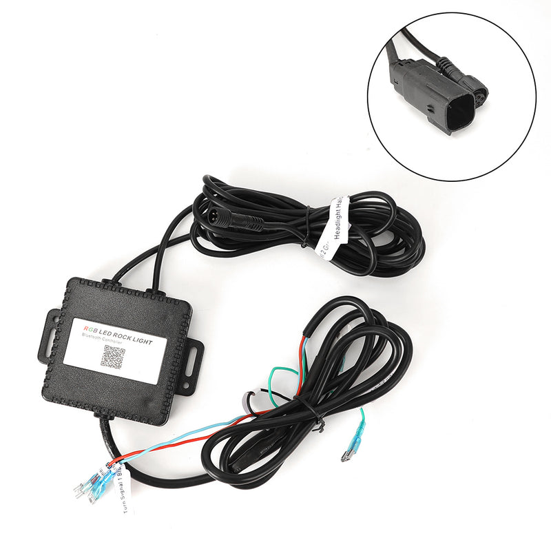 9 inch Rotating Series RGB Halo Headlights with DRL & Turn Signal for 2018+ Jeep Wrangler JL/JLU & Jeep Gladiator JT (2Pcs/Set)