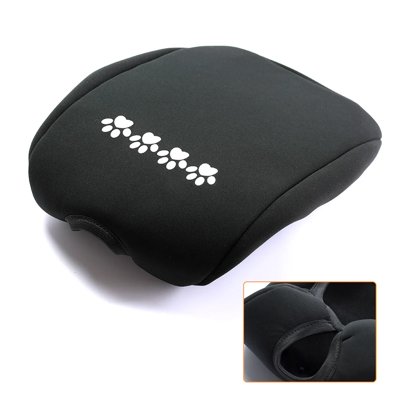 2018-2023 Jeep Wrangler JL/JLU & 2019-2023 Jeep Gladiator JT Console Armrest Cover with Dog Paw Prints Storage Bag