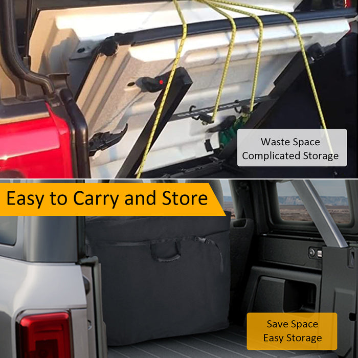 Hard Top Freedom Panel Storage Bag for 2021-2024 Ford Bronco Front Hardtop Organizer Bag