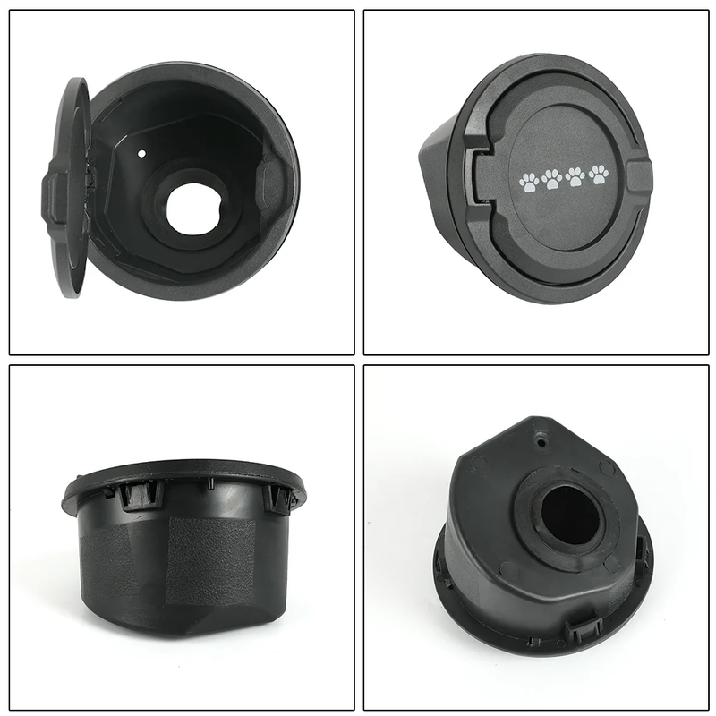 Gas Cap Cover & Fuel Doors with Pattern for 2018-2025 Wrangler JL JLU 4xe