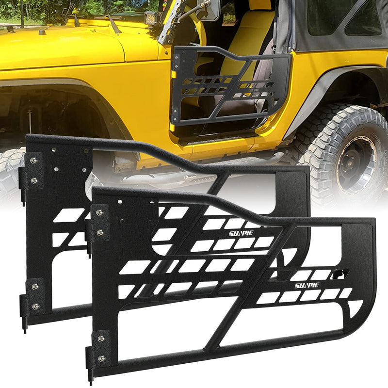 Jeep Steel Tube Doors for 2007-2018 Jeep Wrangler JK 2-Door (2PCS)