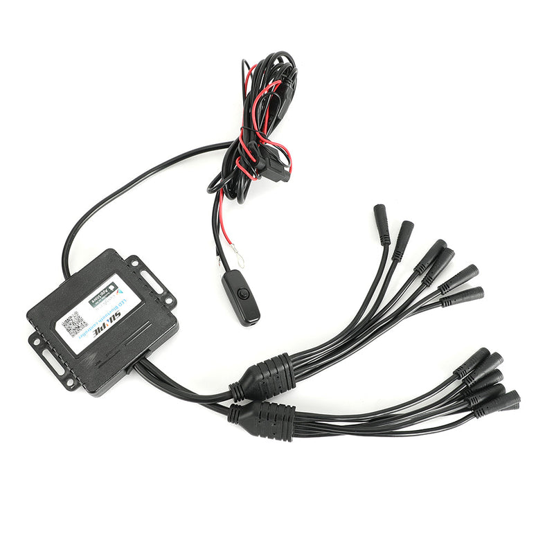 Replacement RGBW Hexagonal Series Rock Lights Control Box (4/6/8/12 Pods 5-Pin Green)