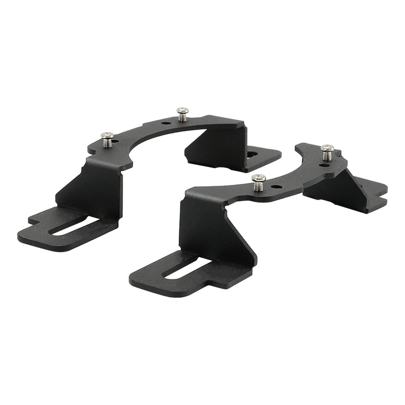 4 Inch LED Fog Light Modified Metal Bracket Adapter Front Bumper Mounting for Jeep Wrangler Hard Rock, Rubicon X, 10th Anniversary Editions, JT (2 PCS)