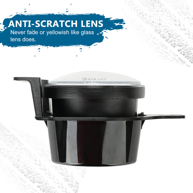 Jeep Wrangler 4" LED Fog Lights with DRL & Amber Turn Signal for Wrangler 4xe JL JLU JT Gladiator (2pcs/set)