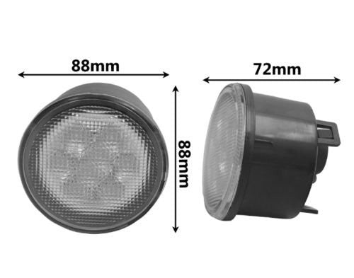 Amber Front LED Turn Signal Light Assembly - Sunpie