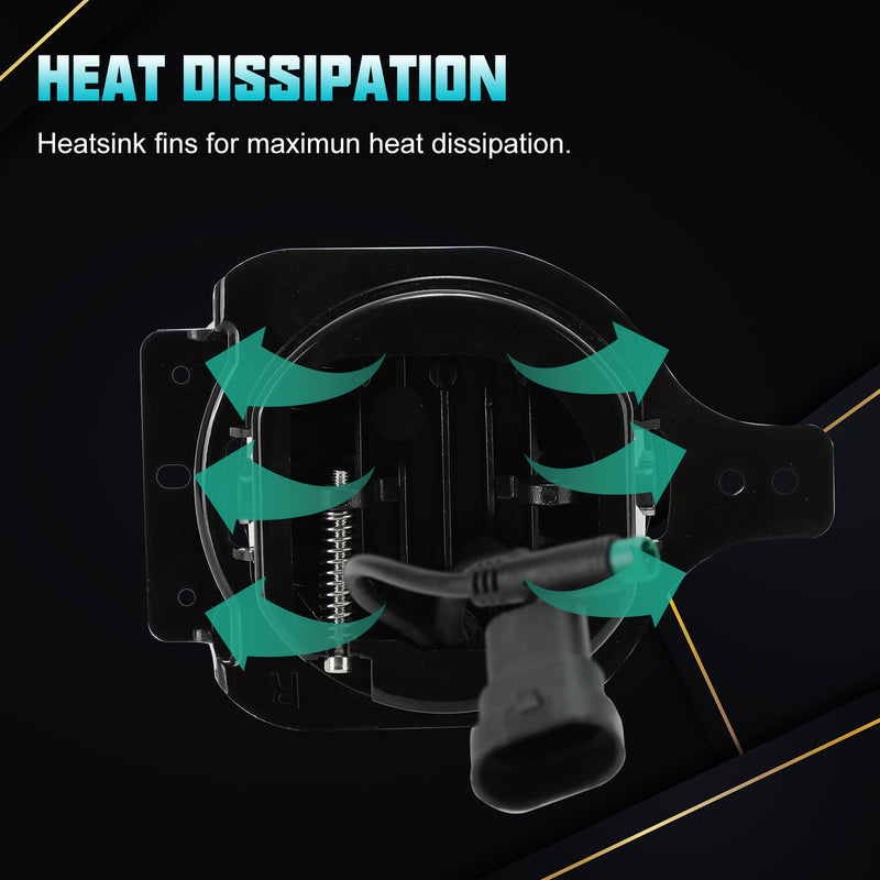 4" RGBW LED Fog Lights for 2018-2026 Jeep Wrangler JL/JLU 4xe and Jeep Gladiator JT (2pcs/set)