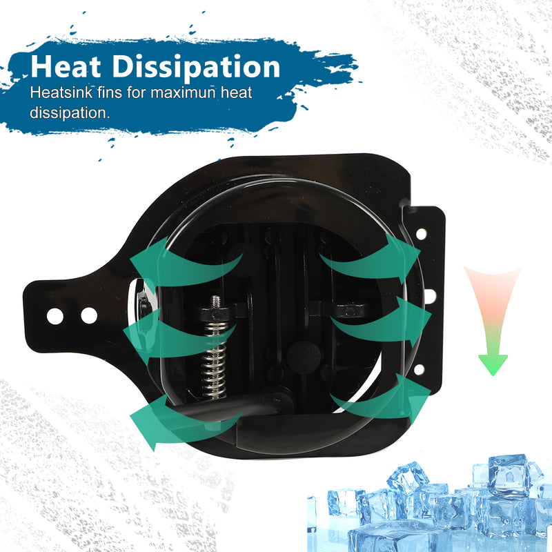 Jeep Wrangler 4" LED Fog Lights with DRL & Amber Turn Signal for Wrangler 4xe JL JLU JT Gladiator (2pcs/set)