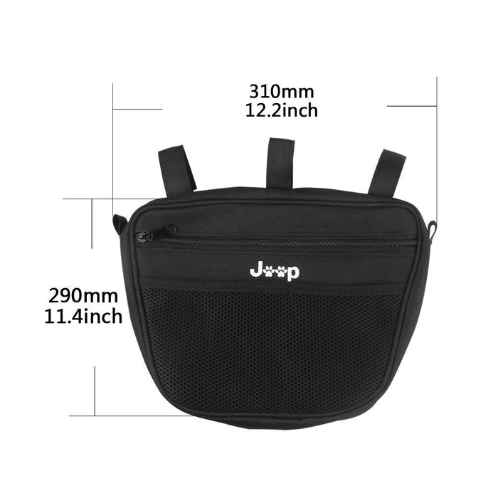 Passenger Grab Handle Bar Storage Bag For Jeep Wrangler JK JL TJ YJ CJ 1965-2019
