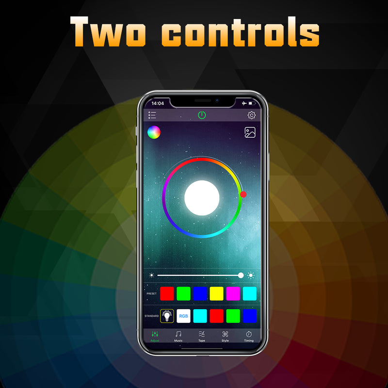 7" RGB 3D LED Lens Halo Rotating Series Headlights with Turn Signal for 1997-2018 Jeep Wrangler TJ LJ JK JKU(2pcs/set)