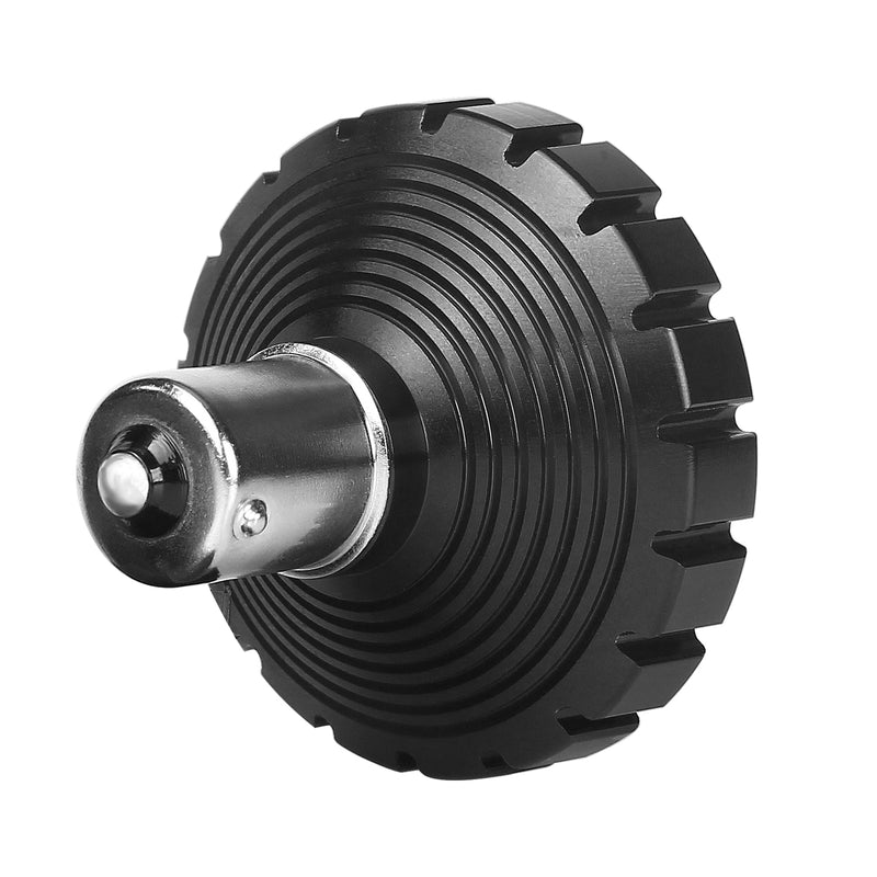 LED Turn Signal Lights 1156 LED Lighting Bulb Bullet Style Inserts for Harley Davidson Pack of 2 (Amber LED)