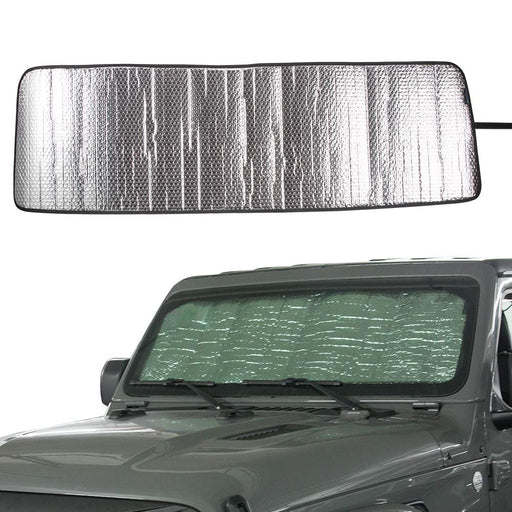 Jeep Wrangler JL JLU Front Windshield Sunshade Sun Shade Sun Visor 2018 2019 Interior Accessories