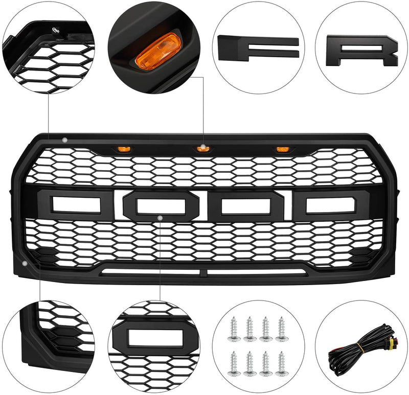 ford f150 raptor grill