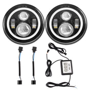 Sunpie 7" multi-color RGB Headlight with running halos - Sunpie