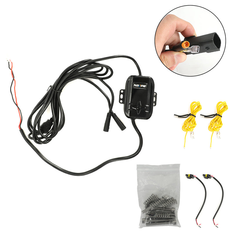 9"Rotating Series 3D LED Lens Halo Headlights with Turn Signal For 2018-2025 Jeep Wrangler JL JLU & Jeep Gladiator JT (2pcs/set)