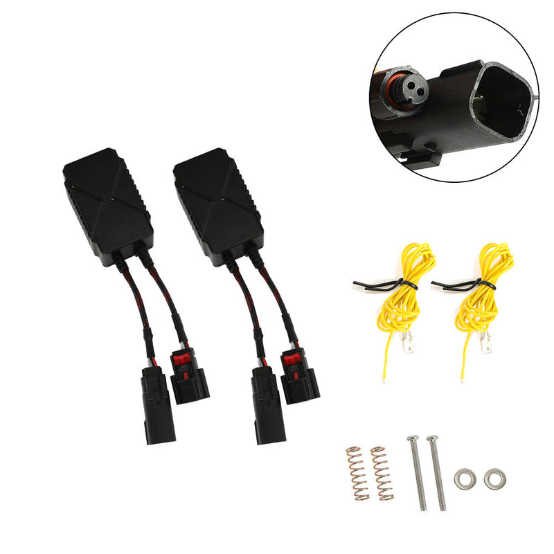 9"RGBW LED Headlights +4"RGBW LED Fog Lights for Jeep Wrangler 4xe JL JLU Jeep Gladiator JT