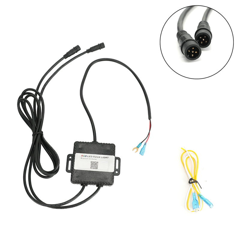 9" RGB-W Halo LED Headlights for 2018-2026 Jeep Wrangler 4xe JL & Jeep Gladiato JT (2pcs/set)