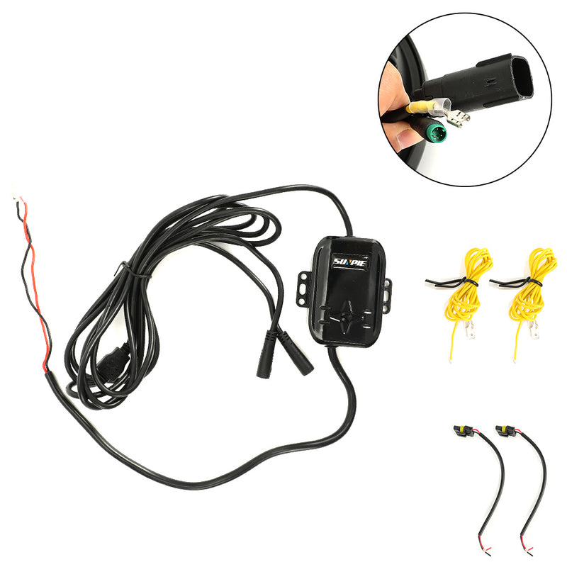 9 inch RGBW 3D LED Lens Halo Headlights with Turn Signal For 2018-2025 Jeep Wrangler JL JLU & Jeep Gladiator JT (2pcs/set)