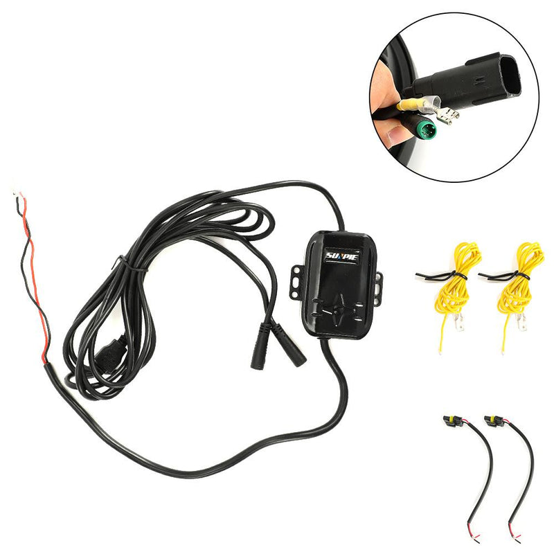 9" RGBW 3D LED Lens Halo Headlights + 4" RGBW Fog Lights Combo Kits for 2018-2025 Jeep Wrangler JL JLU & Jeep Gladiator JT