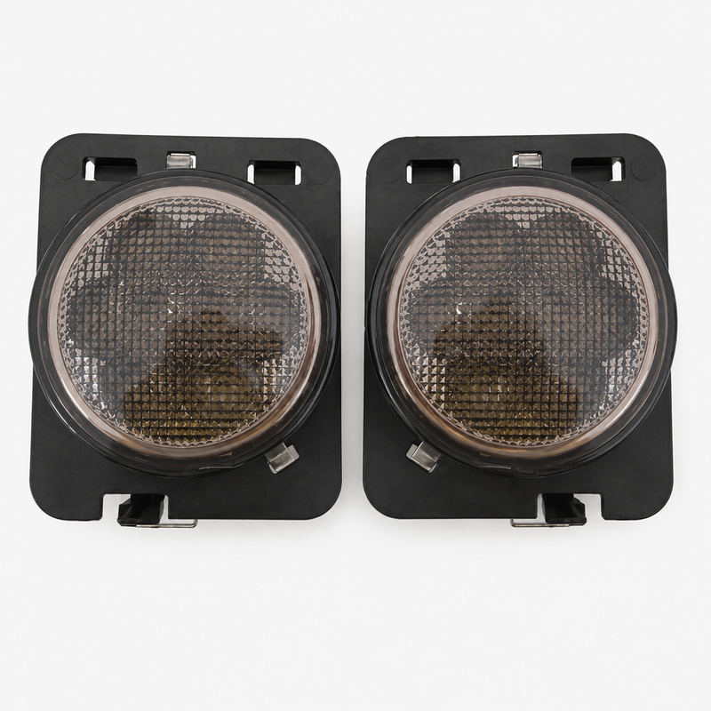 LED Side Maker Lights/Front Parking Turn Lamp for 2007-2018 Jeep Wrangler JK/JKU 2/4-Doors (2pcs/set)
