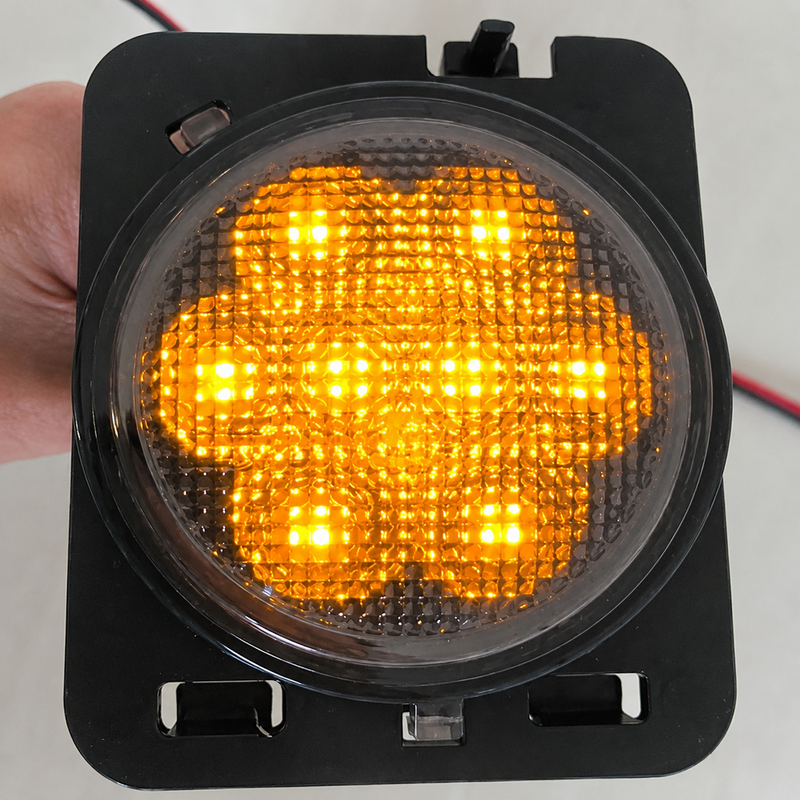 LED Side Maker Lights/Front Parking Turn Lamp for 2007-2018 Jeep Wrangler JK/JKU 2/4-Doors (2pcs/set)